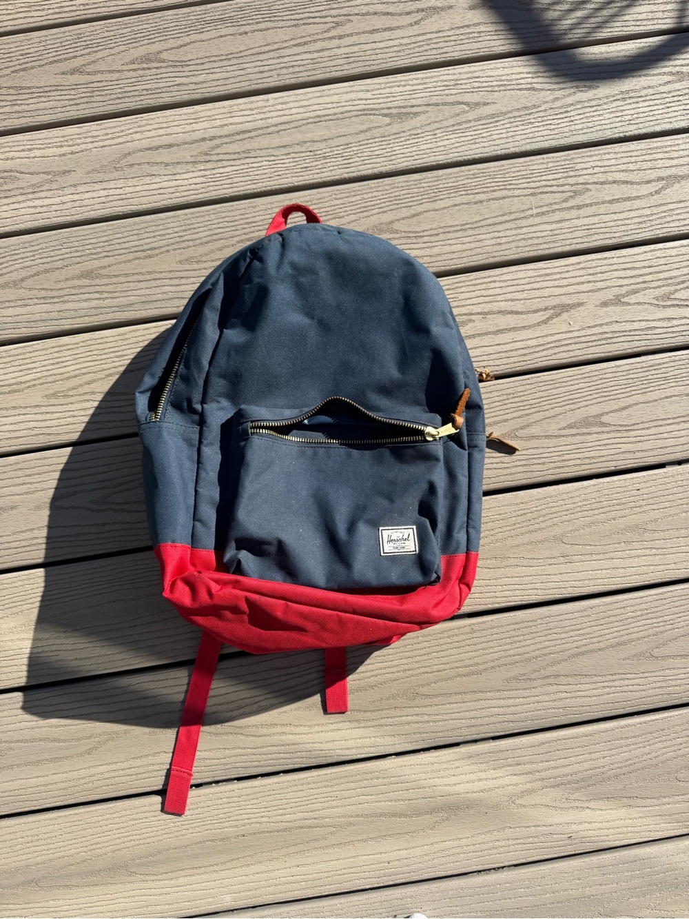 Herschel Classic Navy and Red Backpack